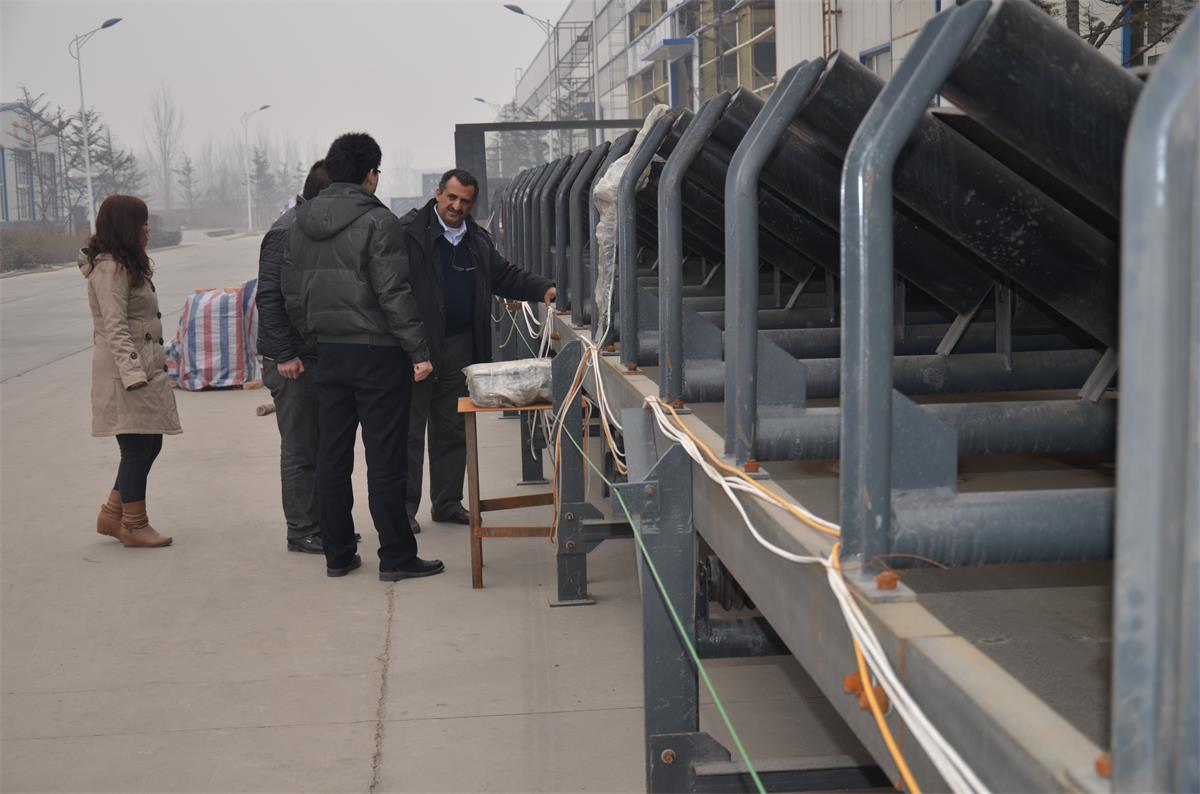Turkish Customer came to Discuss the Conveyor Project