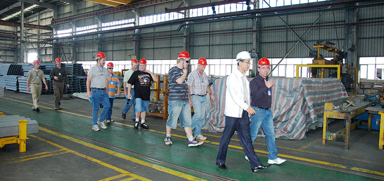 European Union Customers Visit the Group Headquarters